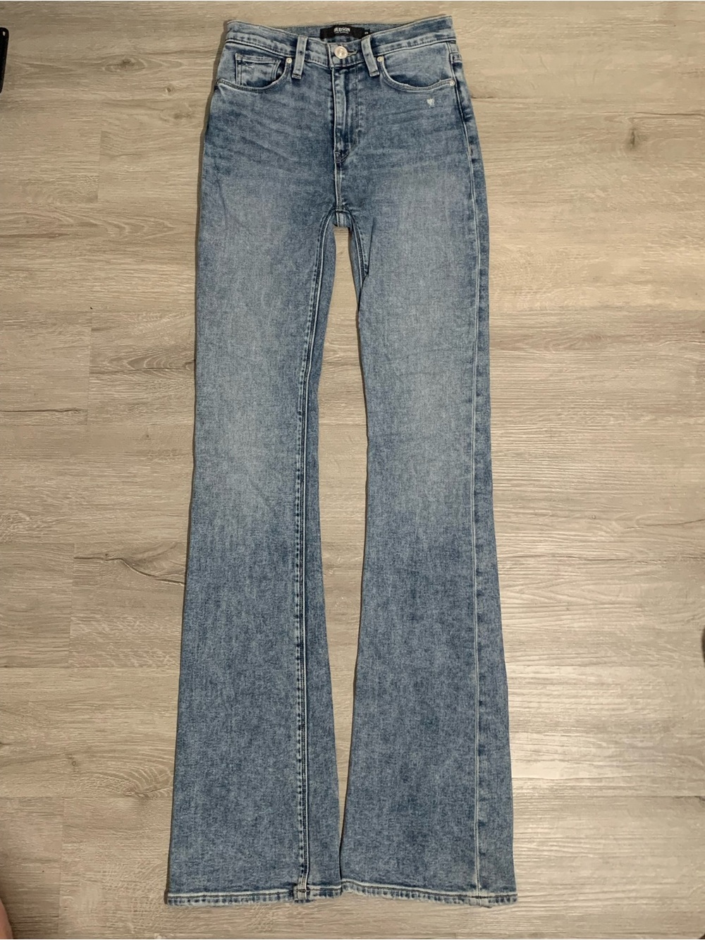 Hudson “Barbara” Jeans Light Blue High-Rise Flare Jeans